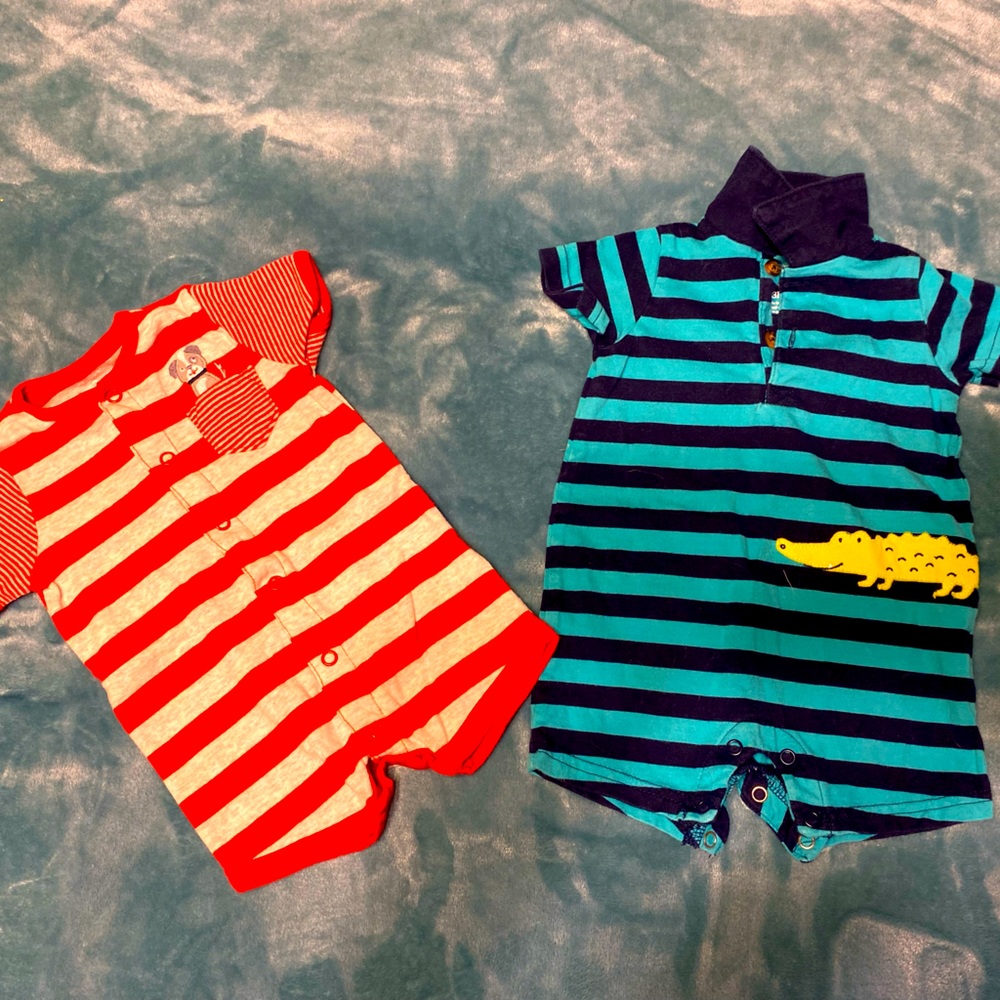 ⚡️SOLD⚡️Boys shorts outfit bundle 0-3